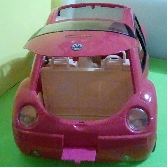 Barbie doll & pink VW  beetle Car Y2K 2000s price firm - Picture 9 of 14